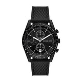 Buy Shop Michael Kors Accelerator Chronograph Black Dial Black Nylon Strap Watch for Men - MK9143 USA Online
