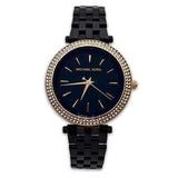 Buy Shop Michael Kors Darci Black Dial Black Steel Strap Watch for Women - MK3407 USA Online