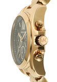 Buy Shop Michael Kors Bradshaw Chronograph Black Dial Gold Steel Strap Watch For Women - MK6959 USA Online