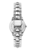 Buy Shop Michael Kors Runway Mercer Quartz Mother of Pearl Blue Dial Silver Steel Strap Watch For Women - MK6857 USA Online