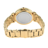 Buy Shop Michael Kors Abbey Three-Hand Analog White Dial Gold Steel Strap Watch for Women - MK4615 USA Online