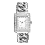 Buy Shop Michael Kors Emery Three Hand White Dial Silver Steel Strap Watch For Women - MK7438 USA Online