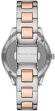 Buy Shop Michael Kors Liliane Quartz Mother of Pearl White Dial Two Tone Steel Strap Watch For Women - MK1048 USA Online