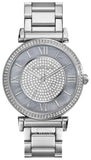 Buy Shop Michael Kors Caitlin Crystal Dial Silver Steel Strap Watch for Women - MK3331 USA Online
