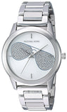 Buy Shop Michael Kors Harman Analog Silver Dial Silver Steel Strap Watch For Women - MK3672 USA Online