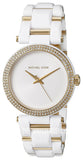 Buy Shop Michael Kors Delray Rose Gold Dial White Steel Strap Watch for Women - MK4315 USA Online