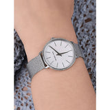 Buy Shop Michael Kors Pyper Quartz White Dial Silver Mesh Strap Watch for Women - MK4338 USA Online