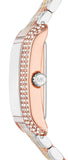 Buy Shop Michael Kors Emery Three-Hand White Dial Two Tone Steel Strap Watch for Women - MK4744 USA Online