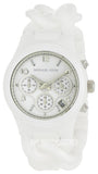 Buy Shop Michael Kors Ceramic White Dial White Steel Strap Watch for Women - MK5387 USA Online