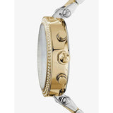 Buy Shop Michael Kors Parker Chronograph Silver Dial Two Tone Steel Strap Watch For Women - MK5687 USA Online