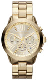 Buy Shop Michael Kors Bradshaw Chronograph Gold Dial Gold Steel Strap Watch For Women - MK5777 USA Online