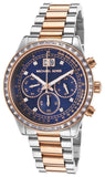 Buy Shop Michael Kors Brinkley Blue Dial Two Tone Steel Strap Watch for Women - MK6205 USA Online