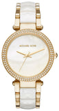 Buy Shop Michael Kors Parker Mother of Pearl Dial Two Tone Steel Strap Watch for Women - MK6400 USA Online