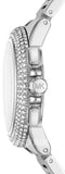 Buy Shop Michael Kors Camille Crystals Quartz Silver Dial Silver Steel Strap Watch for Women - MK6993 USA Online