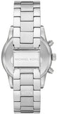 Buy Shop Michael Kors Ritz Chronograph Crystals Silver Dial Silver Steel Strap Watch For Women - MK7301 USA Online