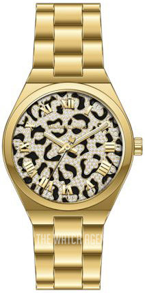 Buy Shop Michael Kors Lennox Three-Hand Gold Dial Gold Steel Strap Watch for Women - MK7500 USA Online