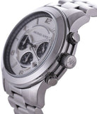Buy Shop Michael Kors Runway Chronograph Silver Dial Silver Steel Strap Watch for Men - MK8060 USA Online