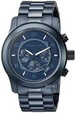 Buy Shop Michael Kors Runway Chronograph Blue Dial Blue Steel Strap Watch For Men - MK8538 USA Online