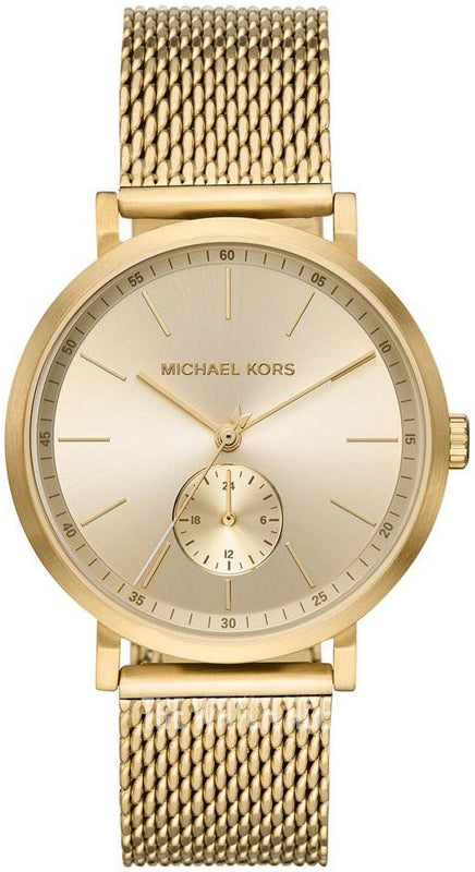 Buy Shop Michael Kors Irving Quartz Gold Dial Gold Mesh Strap Watch For Men - MK8741 USA Online