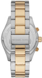 Buy Shop Michael Kors Layton Chronograph Black Dial Two Tone Steel Strap Watch For Men - MK8784 USA Online