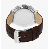 Buy Shop Michael Kors Sullivan Quartz Blue Dial Brown Leather Strap Watch For Men - MK8996 USA Online