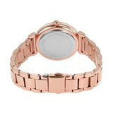 Buy Shop Michael Kors Abbey Three-Hand Analog Crystals Rose Gold Dial Rose Gold Steel Strap Watch for Women - MK4617 USA Online