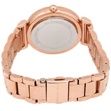 Buy Shop Michael Kors Abbey Three-Hand Analog Crystals Rose Gold Dial Rose Gold Steel Strap Watch for Women - MK4617 USA Online