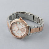Buy Shop Michael Kors Abbey Three-Hand White Dial Two Tone Steel Strap Watch for Women - MK4616 USA Online
