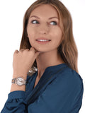 Buy Shop Michael Kors Abbey Three-Hand White Dial Two Tone Steel Strap Watch for Women - MK4616 USA Online