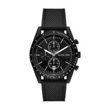Buy Shop Michael Kors Accelerator Chronograph Black Dial Black Nylon Strap Watch for Men - MK9143 USA Online
