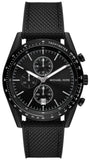 Buy Shop Michael Kors Accelerator Chronograph Black Dial Black Nylon Strap Watch for Men - MK9143 USA Online