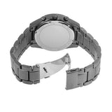 Buy Shop Michael Kors Accelerator Chronograph Blue Dial Grey Steel Strap Watch For Men - MK9111 USA Online