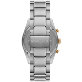 Buy Shop Michael Kors Accelerator Chronograph White Dial Silver Steel Strap Watch For Men - MK9112 USA Online