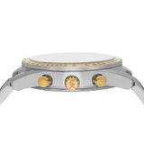 Buy Shop Michael Kors Accelerator Chronograph White Dial Silver Steel Strap Watch For Men - MK9112 USA Online