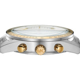 Buy Shop Michael Kors Accelerator Chronograph White Dial Silver Steel Strap Watch For Men - MK9112 USA Online