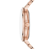 Buy Shop Michael Kors Addyson Quartz Rose Gold Dial Rose Gold Steel Strap Watch for Women - MK4713 USA Online
