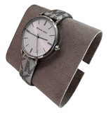 Buy Shop Michael Kors Addyson Quartz White Dial Gray Leather Strap Watch for Women - MK2951 USA Online