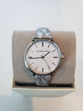 Buy Shop Michael Kors Addyson Quartz White Dial Gray Leather Strap Watch for Women - MK2951 USA Online