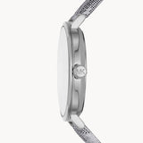 Buy Shop Michael Kors Addyson Quartz White Dial Gray Leather Strap Watch for Women - MK2951 USA Online