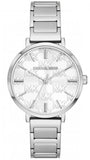 Buy Shop Michael Kors Addyson White Dial Silver Steel Strap Watch for Women - MK4714 USA Online