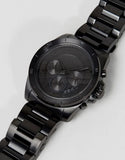 Buy Shop Michael Kors Alek Oversized Black Dial Black Steel Strap Watch For Men - MK8900 USA Online