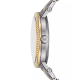 Buy Shop Michael Kors Analog Blue Dial Two Tone Steel Strap Watch for Women - MKO1049 USA Online