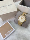 Buy Shop Michael Kors Argyle Glitz Rose Gold Dial Rose Gold Steel Strap Watch For Women - MK3120 USA Online