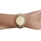 Buy Shop Michael Kors Argyle Glitz Rose Gold Dial Rose Gold Steel Strap Watch For Women - MK3120 USA Online