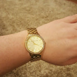 Buy Shop Michael Kors Argyle Glitz Rose Gold Dial Rose Gold Steel Strap Watch For Women - MK3120 USA Online