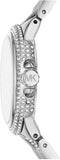Buy Shop Michael Kors Camille Pave Crystals Silver Dial Silver Steel Strap Watch for Women - MK4804 USA Online