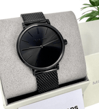 Buy Shop Michael Kors Auden Three-Hand Black Dial Black Mesh Strap Watch for Men - MK7152 USA Online