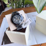 Buy Shop Michael Kors Bayville Chronograph Black Dial Black Steel Strap Watch For Men - MK8750 USA Online