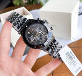Buy Shop Michael Kors Bayville Chronograph Black Dial Black Steel Strap Watch For Men - MK8750 USA Online