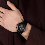 Buy Shop Michael Kors Bayville Chronograph Black Dial Black Steel Strap Watch For Men - MK8750 USA Online